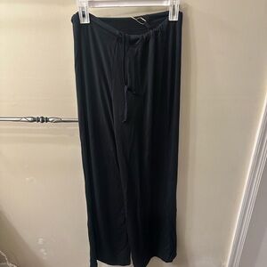 Black Wide-Leg Pants